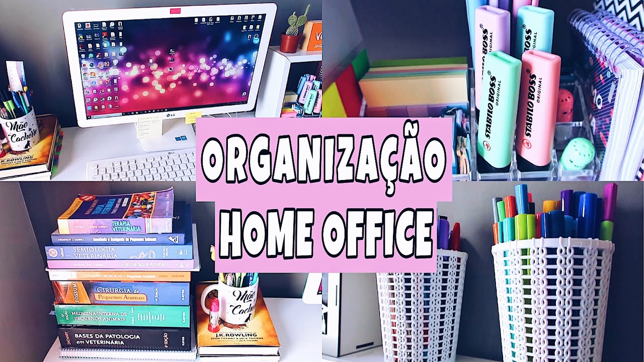 TOUR PELO HOME OFFICE + DECORAÇÃO