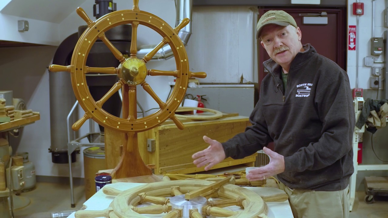 Custom Wooden Ship's Wheels by Bob Fuller & South Shore Boatworks