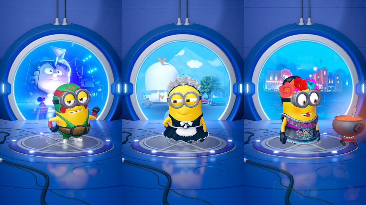 Luchador vs Maid vs Catrina | New Minion rush |