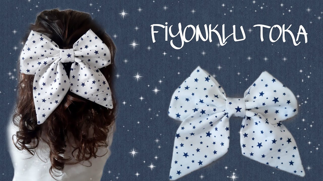 ÇOK BASİT FİYONKLU TOKA YAPIMI | KURDELELİ TOKA NASIL YAPILIR? DIY- kendin yap | Elif Uzuner