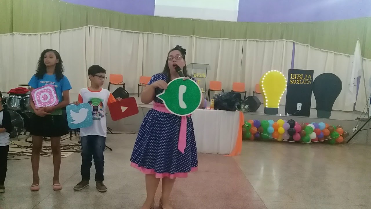 Tia Dayane - Pregação Infantil - Conectados com Deus!