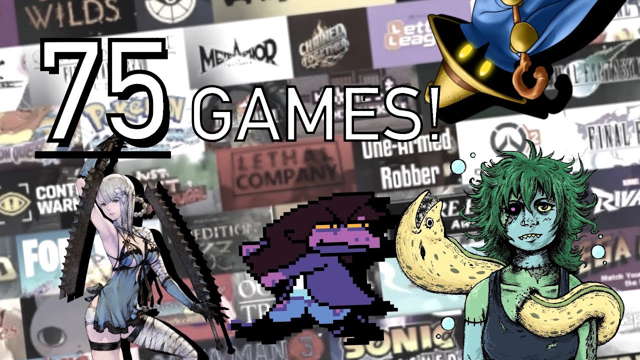 Ranking every game I played in 2025! (and 2024 too)