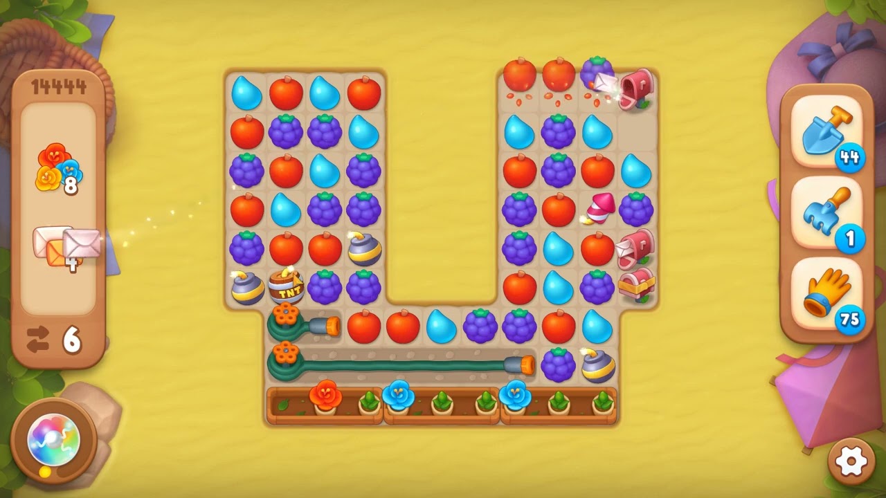 Gardenscapes Level 14444 No Boosters HD