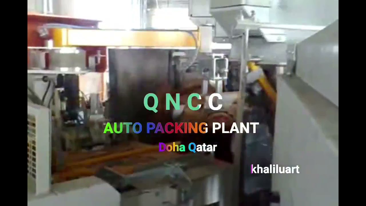 Automatic packing Plant QNCC QATAR # khaliluart