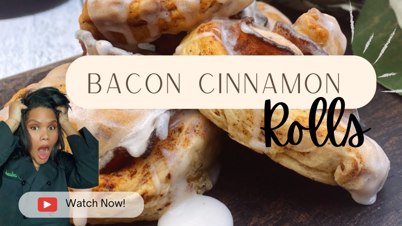 Bacon wrapped Cinnamon Rolls #brunchrecipe #bacon #cinnamonrolls #cheflife #grateful #passion4myfood