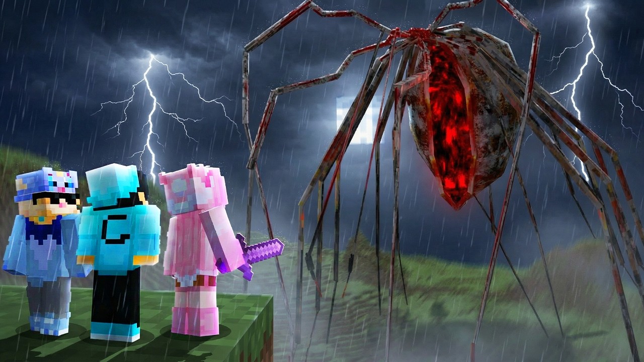 Sopravvivere Ai Ragni Giganti Con Aracnofobia In Minecraft...