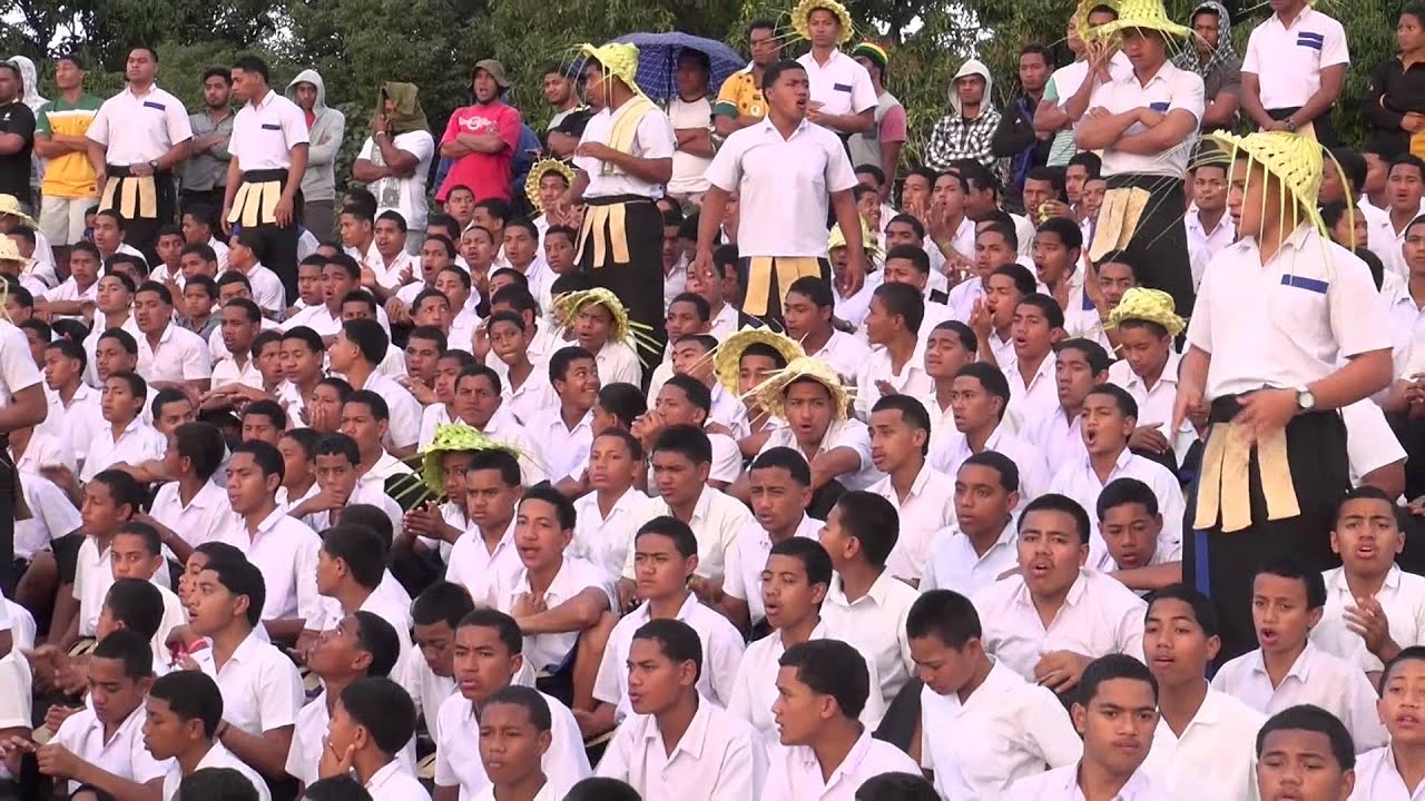 Tupou College Toloa Boys Cheer Squad