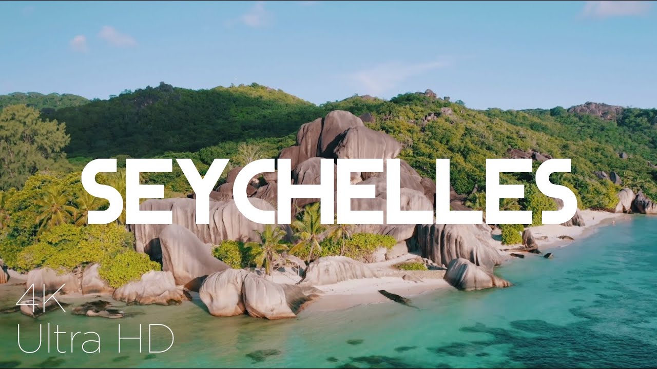 Seychelles - Chillout music (4k Ultra HD) Relaxing,ambient,healing music for stress relief 2021