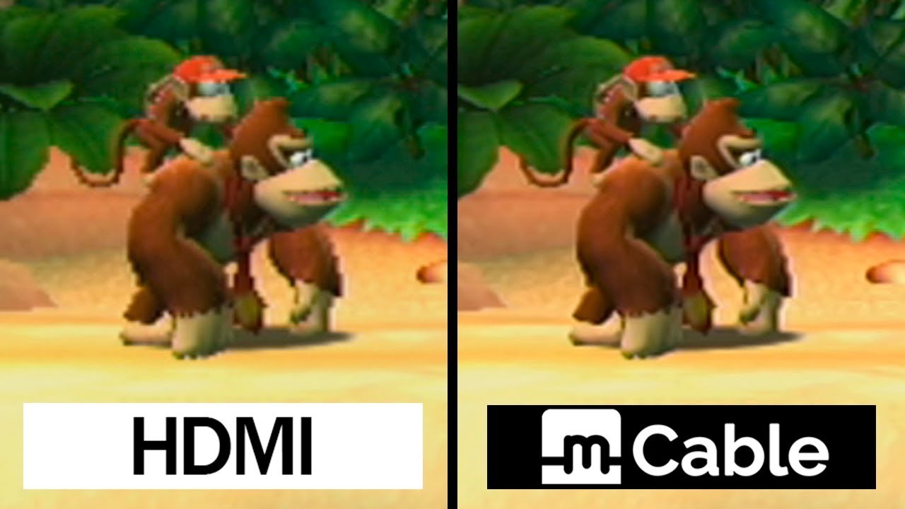 mCable | El HDMI que elimina los dientes de sierra | Comparativa Wii