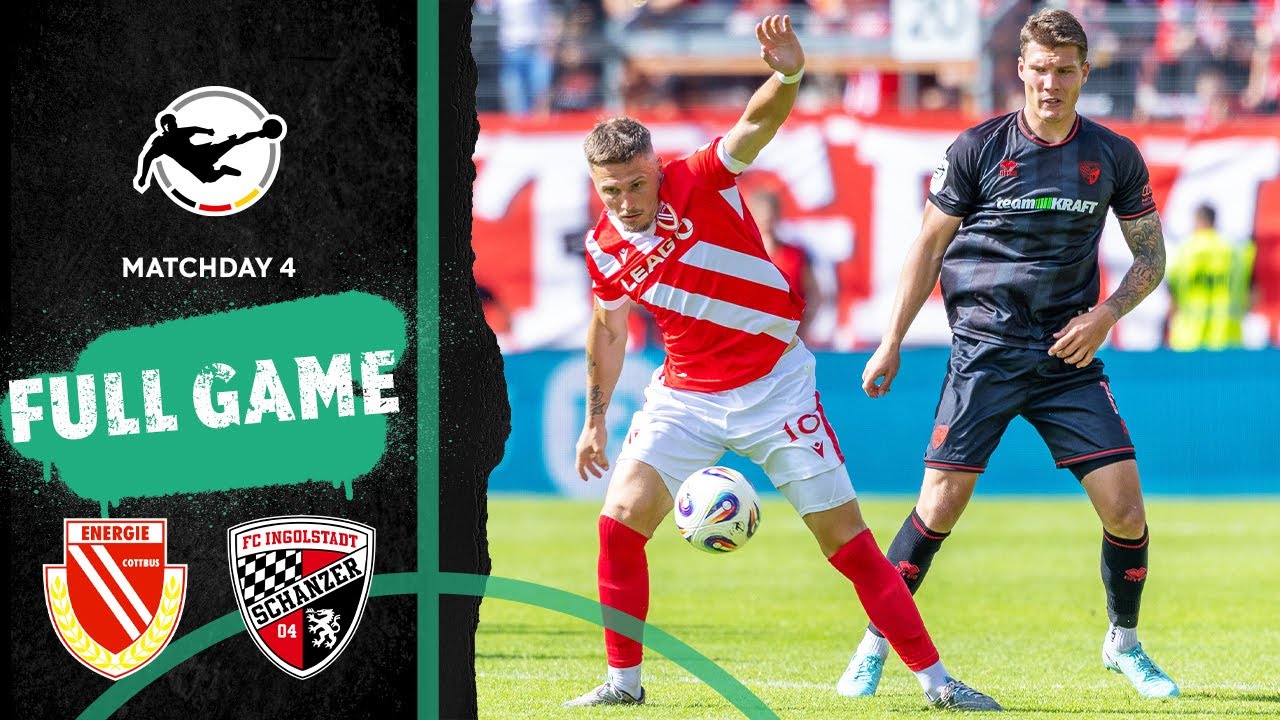 FC Energie Cottbus vs. FC Ingolstadt 04 | Full Game | 3rd Division 2025/26