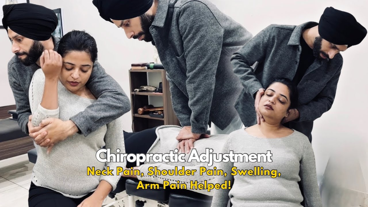 Neck Pain, Shoulder Pain, Swelling, Arm Pain Helped. Chiropractic Adjustment By Deep Chiropractor 