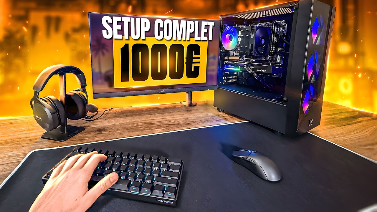 1000&euro; pour CONSTRUIRE  le MEILLEUR Setup possible ! (avec PC Gamer)