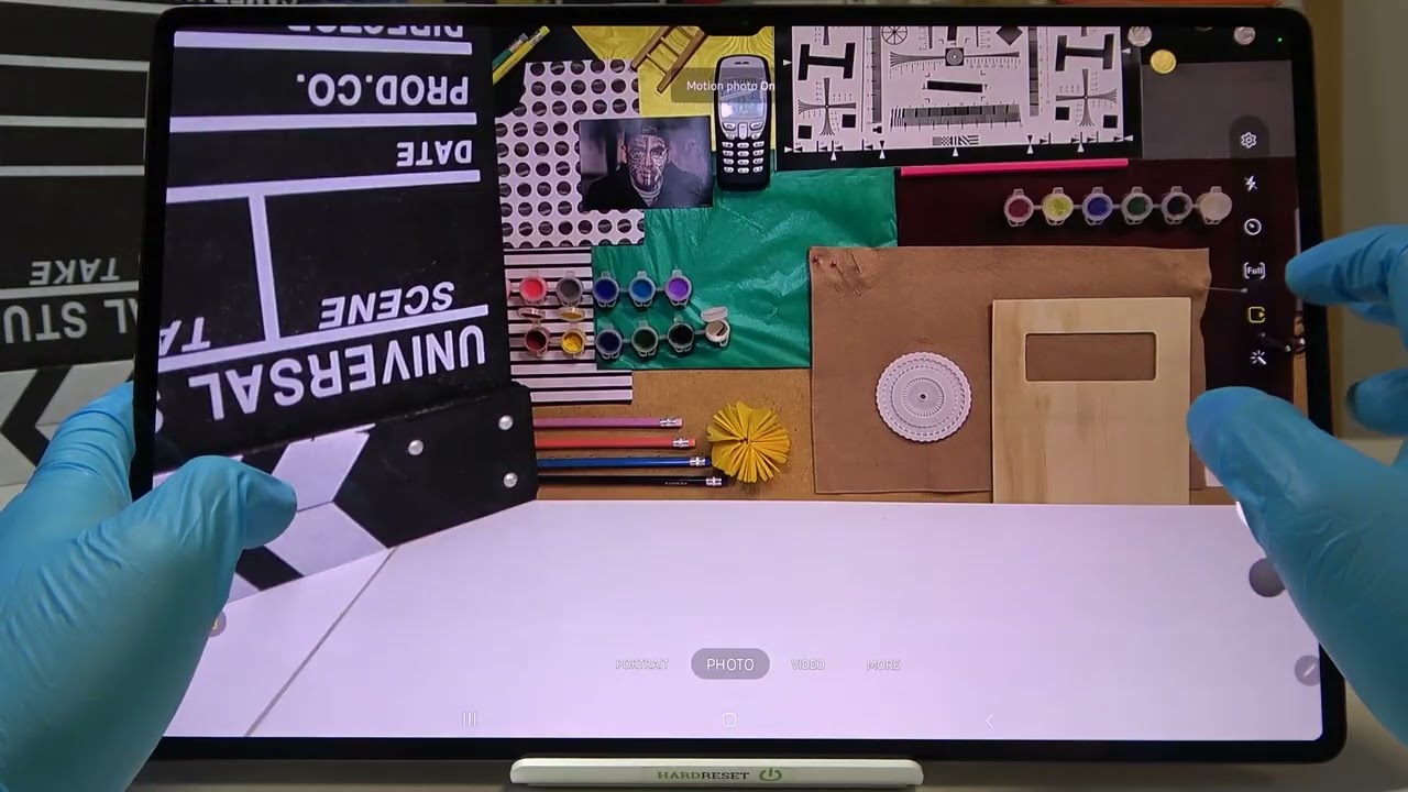 All camera features on Samsung Tab S8 / differents camera features on Samsung Tab S8