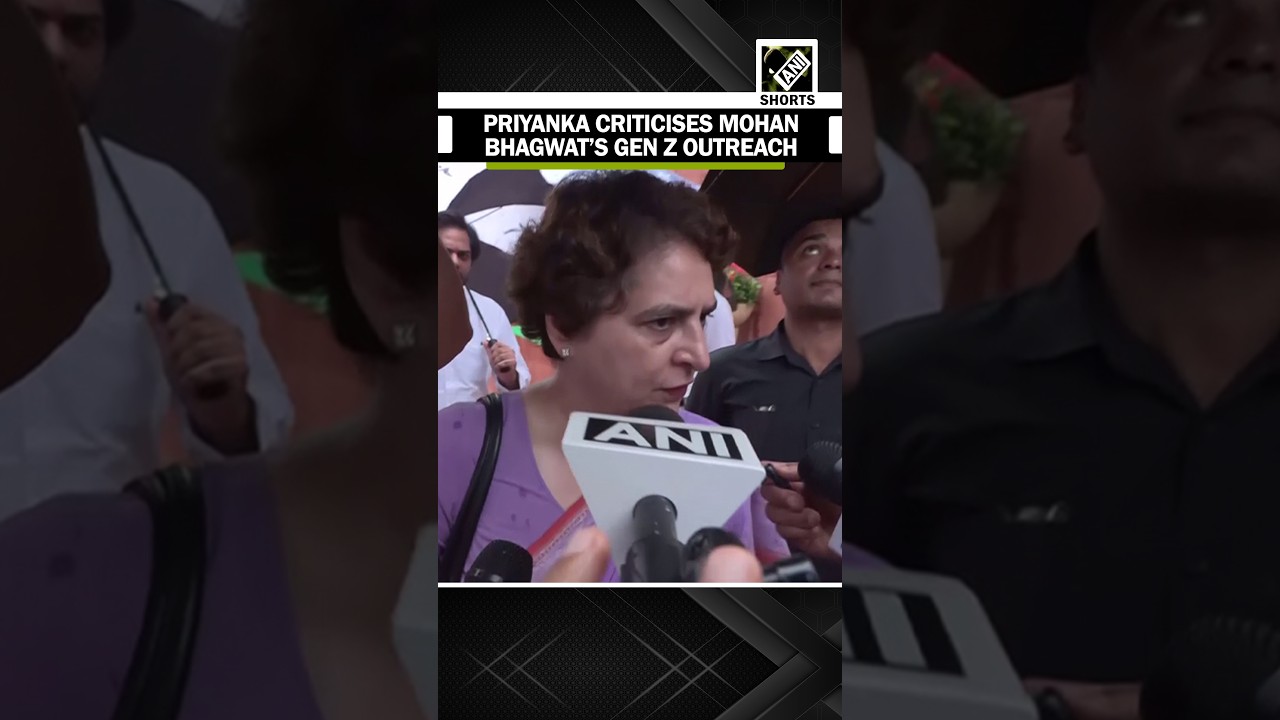 &ldquo;They don&rsquo;t need certificate from Mohan Bhagwat&hellip;&rdquo; Priyanka Gandhi criticises RSS' Gen Z outreach