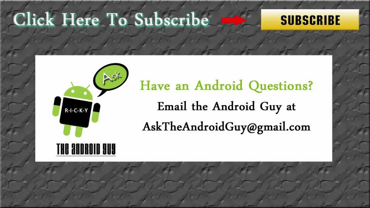 Ask The Android Guy's August Update