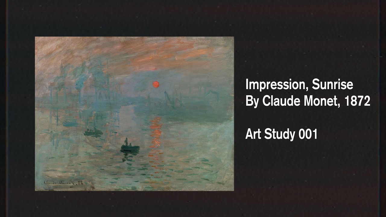 Art Study 001 - Impression, Sunrise