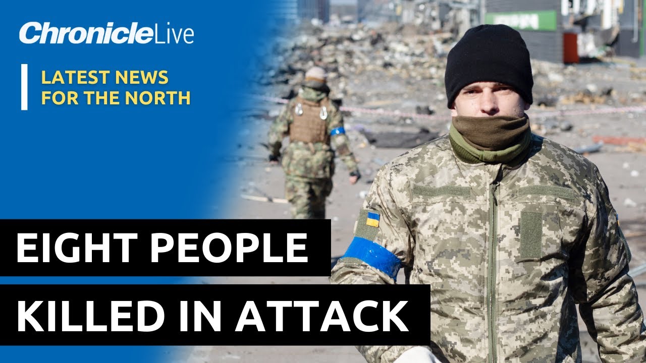 Drone footage shows shopping mall destroyed by Russian army in Kyiv