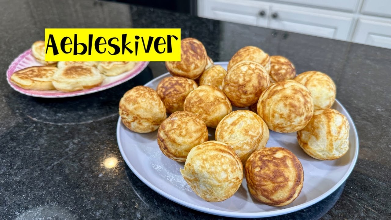 Aebleskiver - Fluffy Danish Pancake Balls made for DIPPING..... Light and Fluffy - Made with Butter