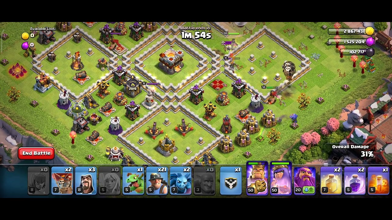 COC 10th clash anniversary 2016 challenge