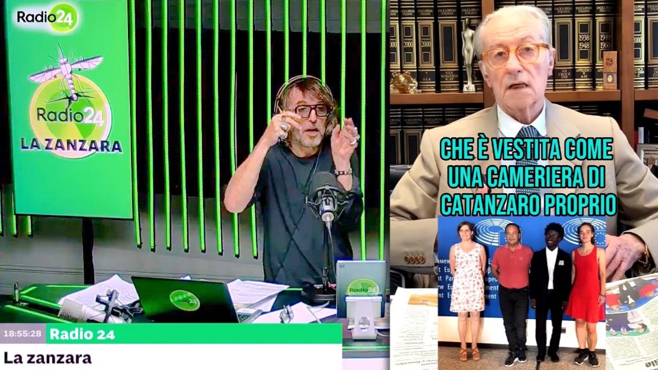 Feltri e la Salis cameriera di Catanzaro: pace fatta col Sindaco - La Zanzara 1.7.2024