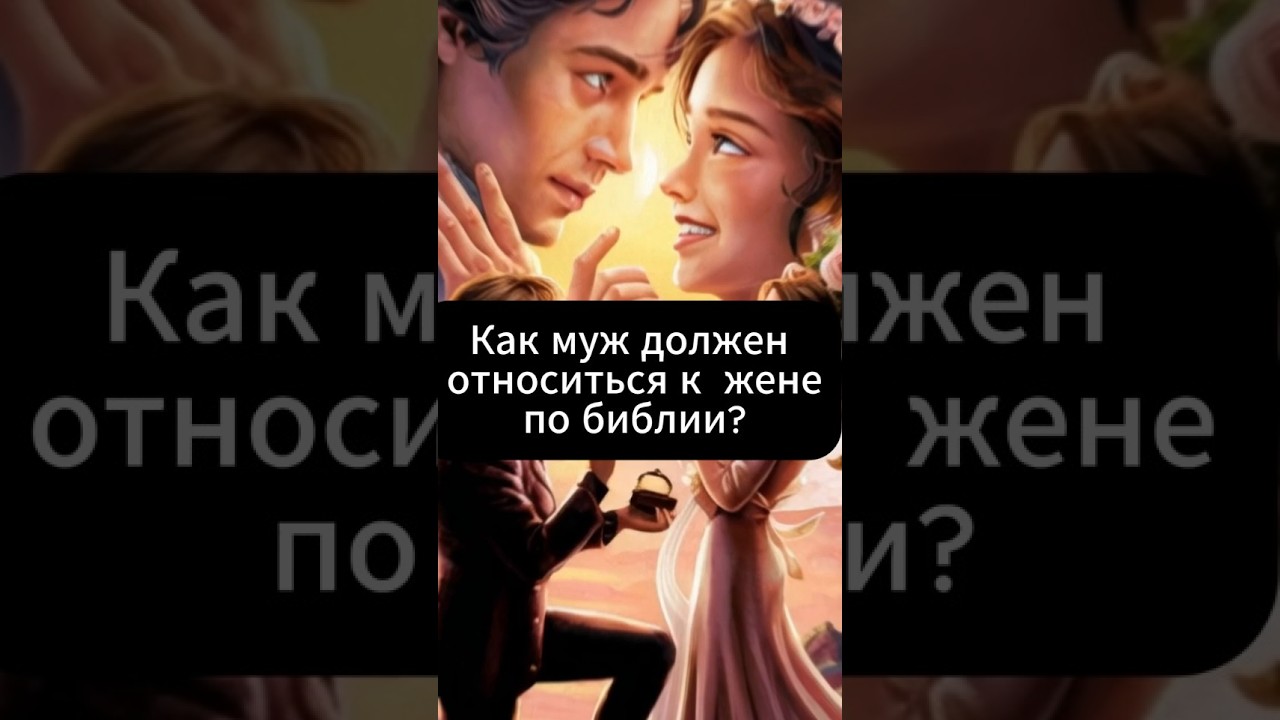 ⁉️✝️Как муж должен относиться  к  жене по библии?⁉️✝️ #библия #Иисус #любовь