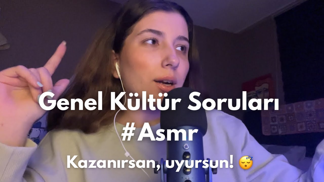ASMR | Soruları Bilirsen, Uyuyabilirsin! ✅ Genel Kültür Yarışması 📝 [Türkçe Asmr] 
