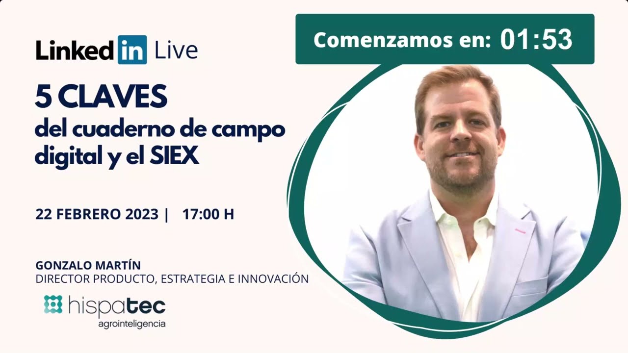 LinkedIn Live: 5 claves del cuaderno de campo digital y el SIEX