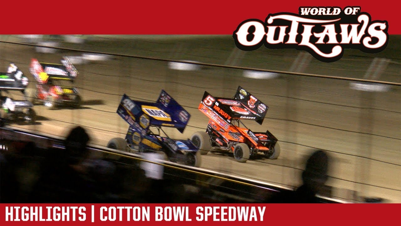 World of Outlaws Craftsman Sprint Cars Cotton Bowl Speedway April 26, 2018 | HIGHLIGHTS