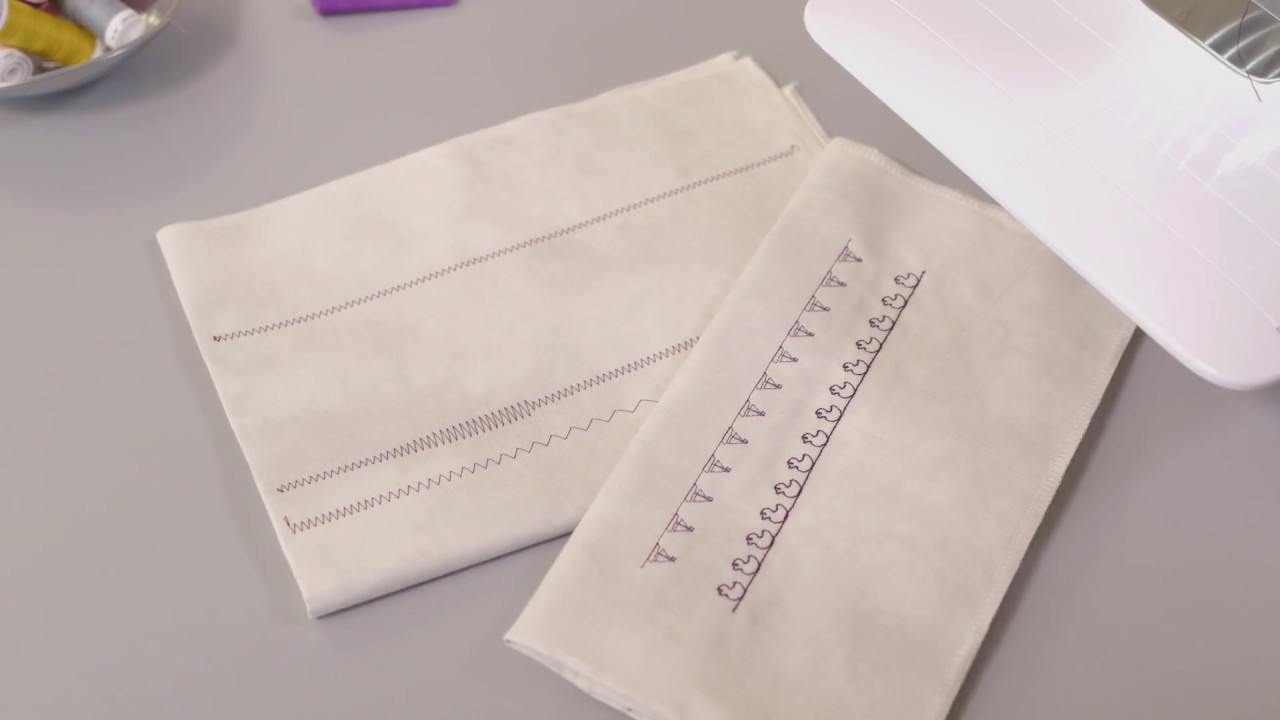 Sewing tutorial: changing and saving stitches with the B 535, B 540, B 570 QE and B 590