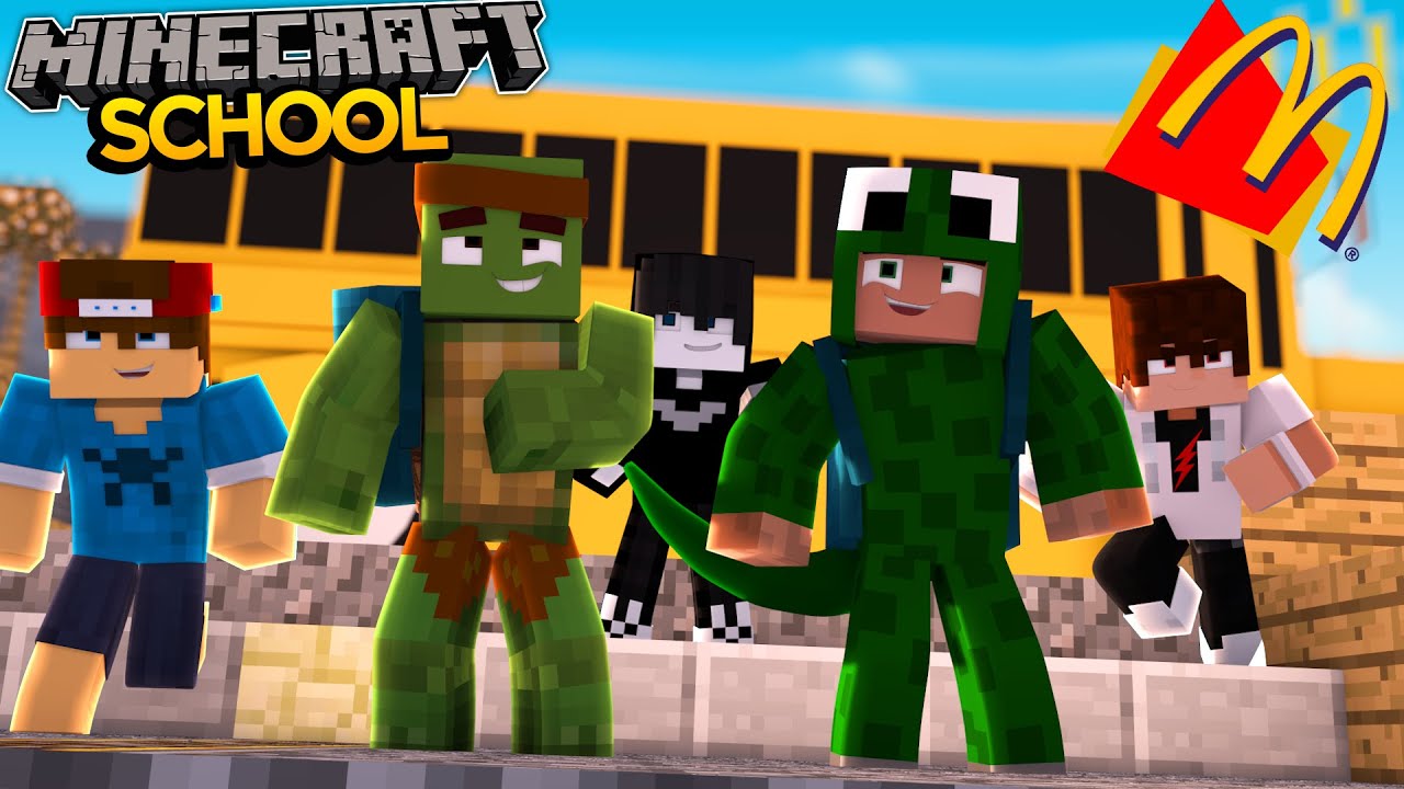 Minecraft School S2 - MCDONALDS COMES TO SCHOOL!