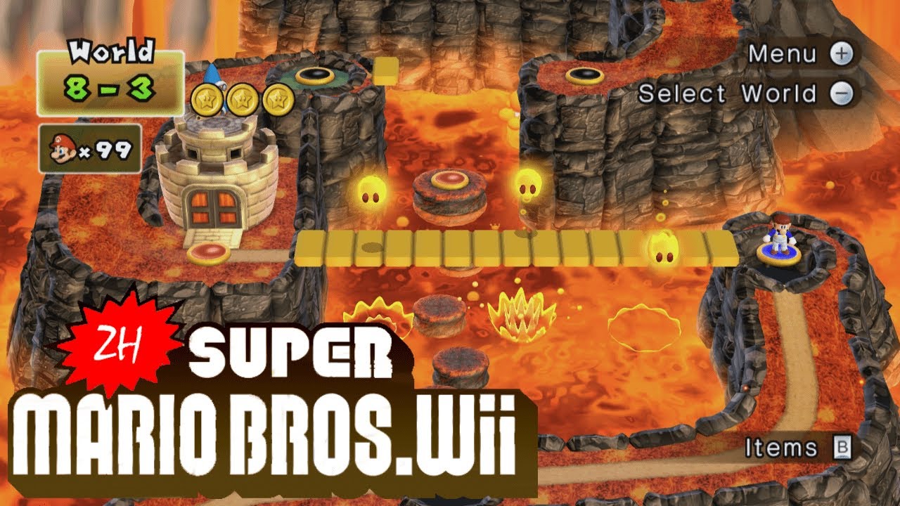 ZH Super Mario Bros.Wii #38 Walkthrough 100%