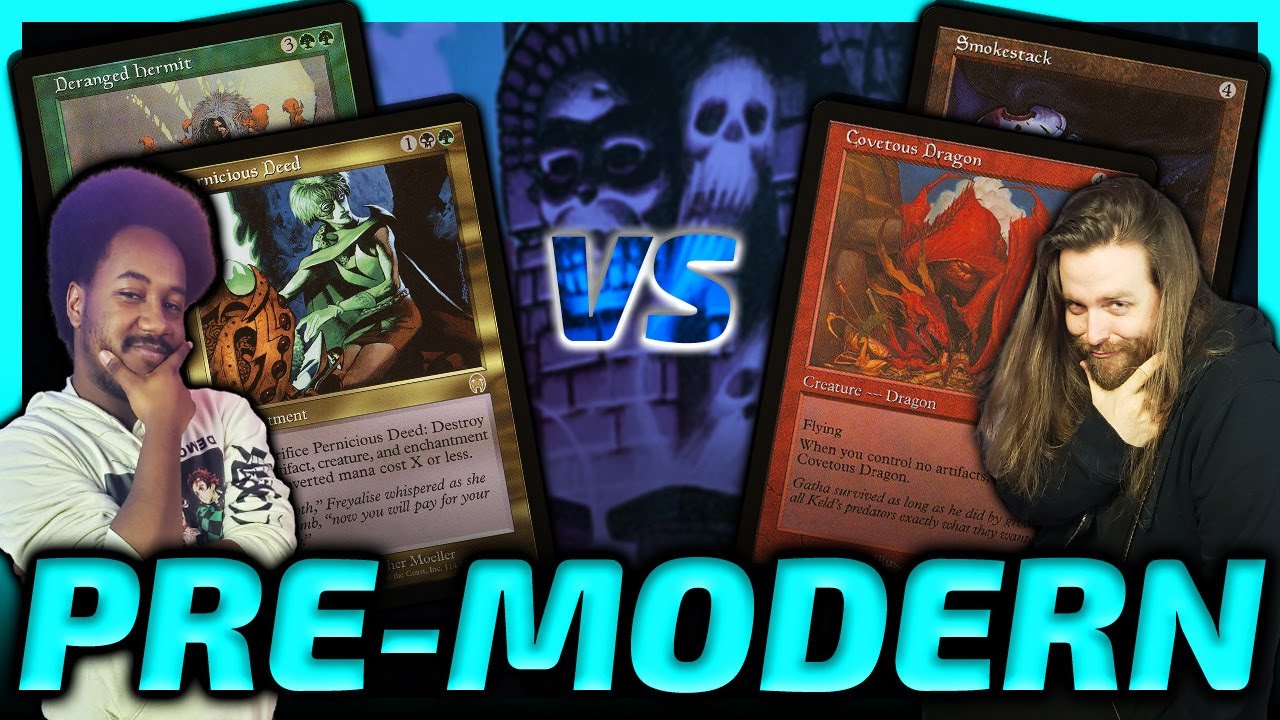 THE ROCK Vs GERMAN DRAGON!! [Paper Premodern MtG Gameplay] 2025