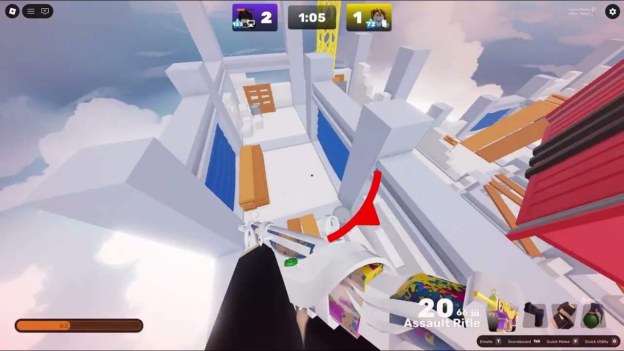 jeg spiller default duel 1v1