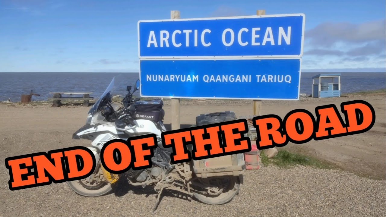 Dempster higway, the extreme road, su Benelli TRK 502X.