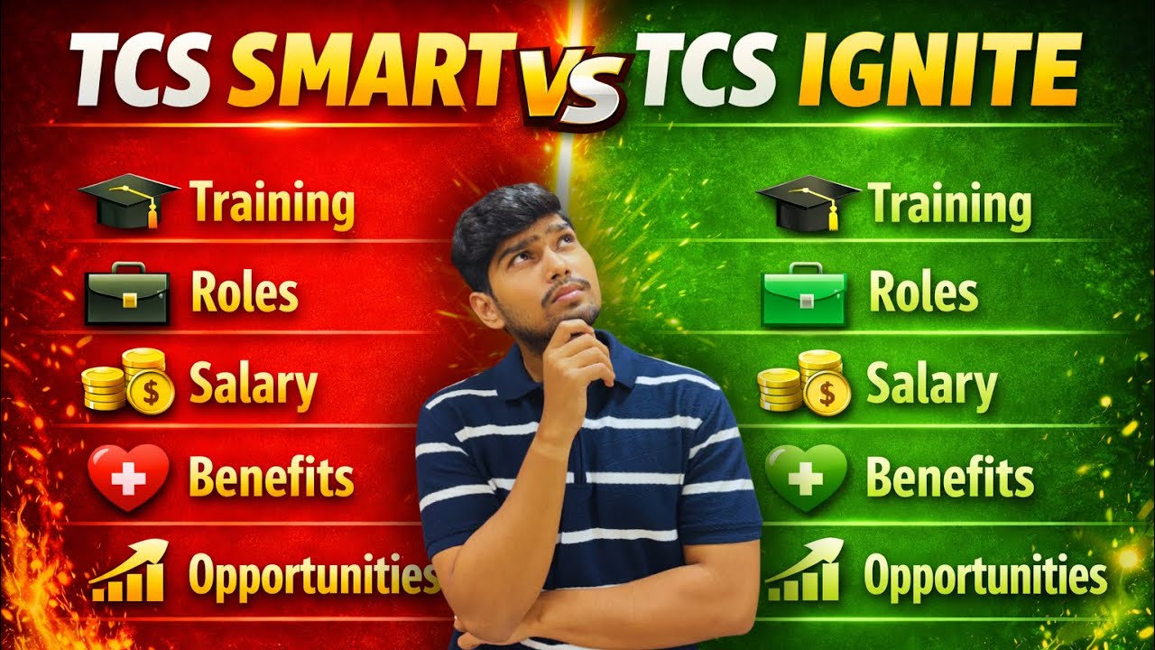 TCS Smart vs TCS Ignite 🔥| Full Comparison | Which is better for you ? | Honest Review from TCSer 🫡