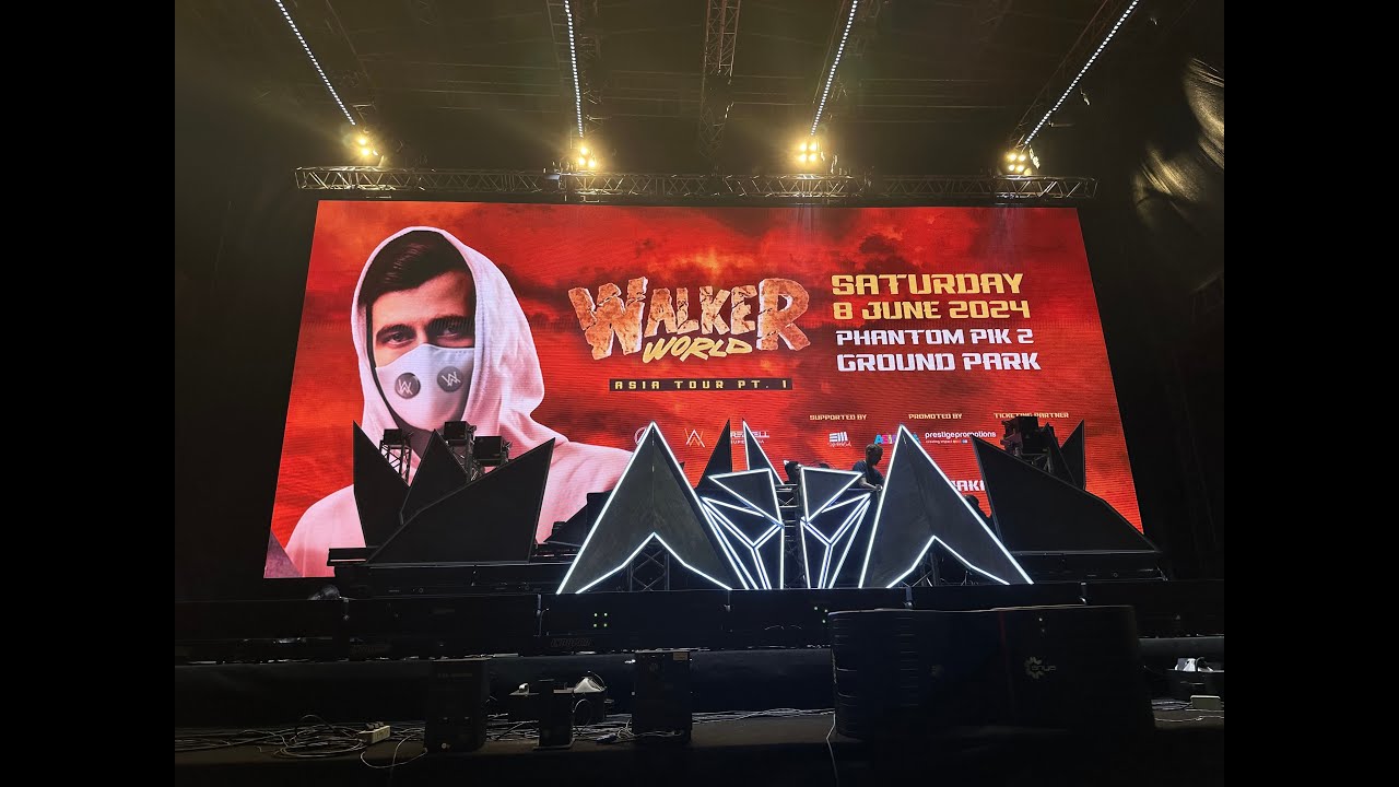 AlanWalker - Live @ PHANTOM PIK2  in Indonesia🇮🇩  Walker World Tour Asia PT.Ⅰ
