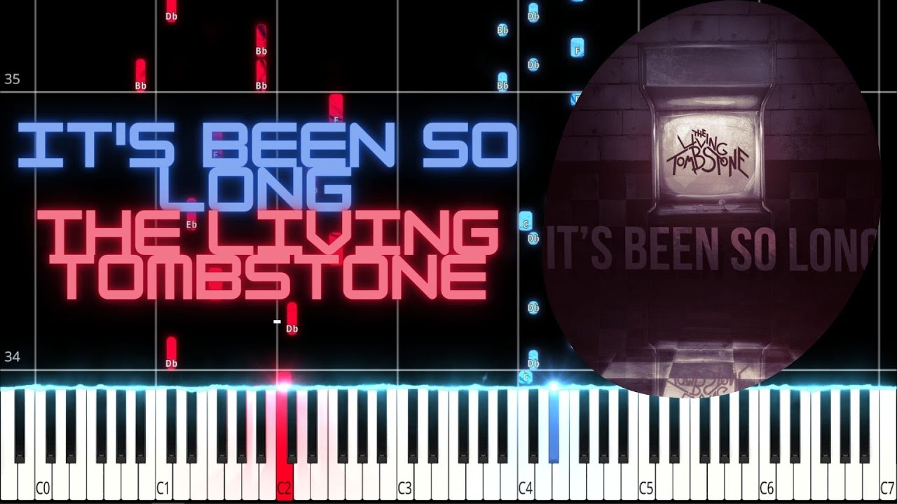 It's been so long | The Living Tombstone PIANO TUTORIAL (Sheet in the description)#piano