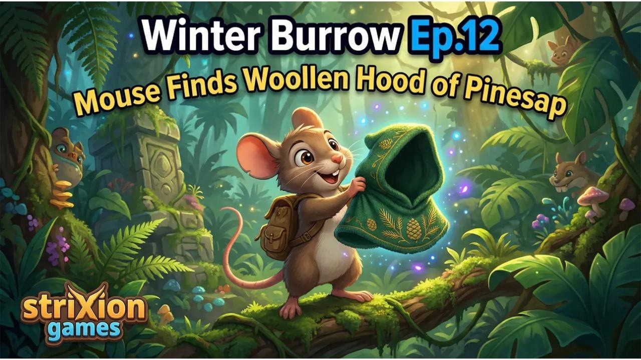 Winter Burrow Ep.12: Pinesap's Woollen Hood FOUND for Moss! Jungle Search Quest Complete
