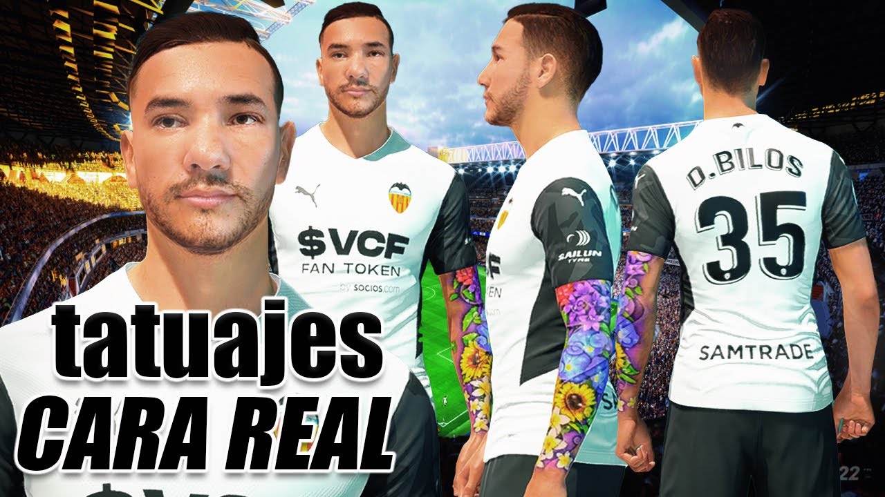 *He CREADO MI PROPIO JUGADOR REAL Con Mi CARA y TATUAJES en FIFA 22*