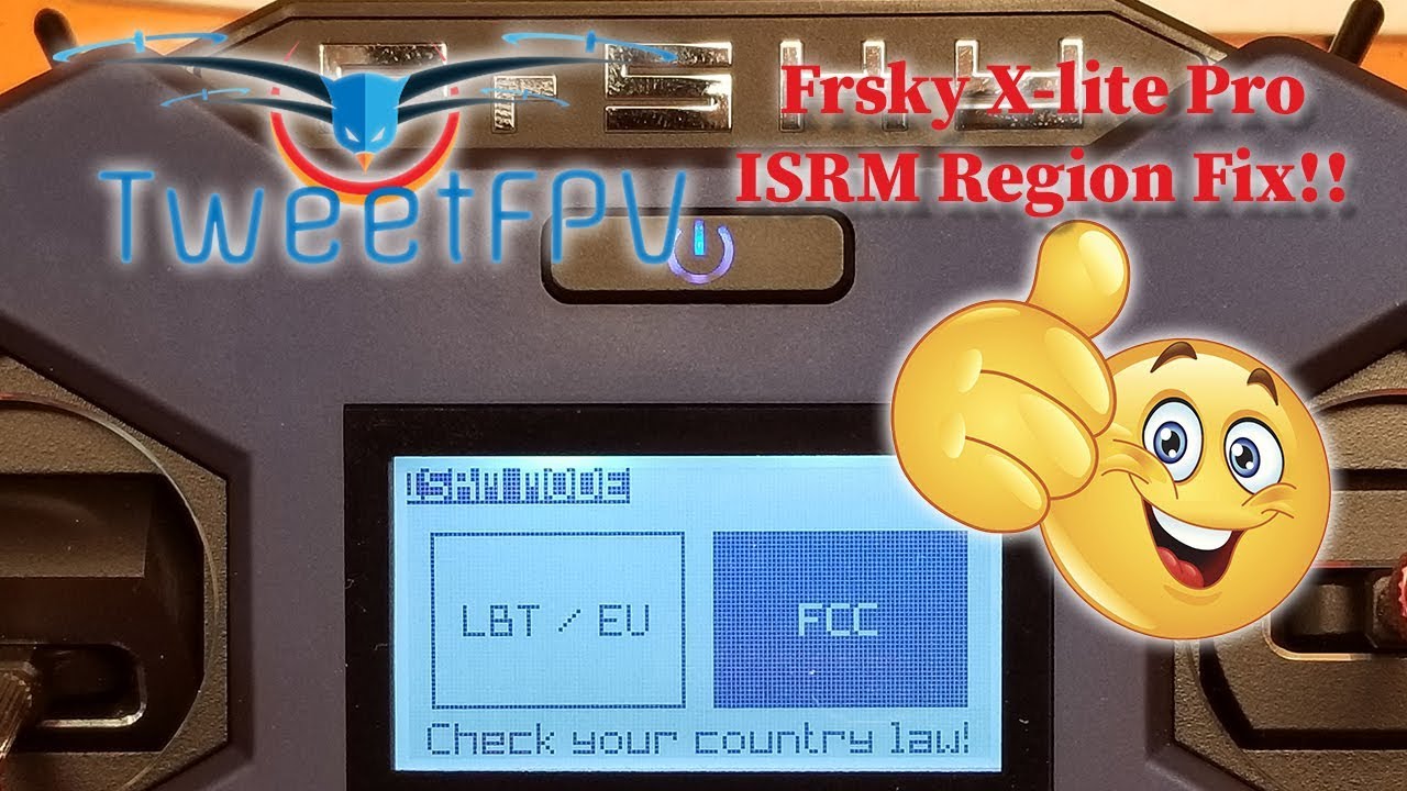 Frsky X lite Pro ACCESS radio ISRM region fix