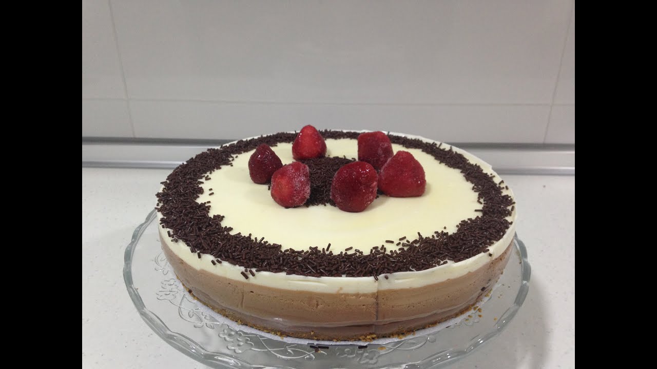 Tarta tres chocolates, Monsieur Cuisine Lidl Silvercrest