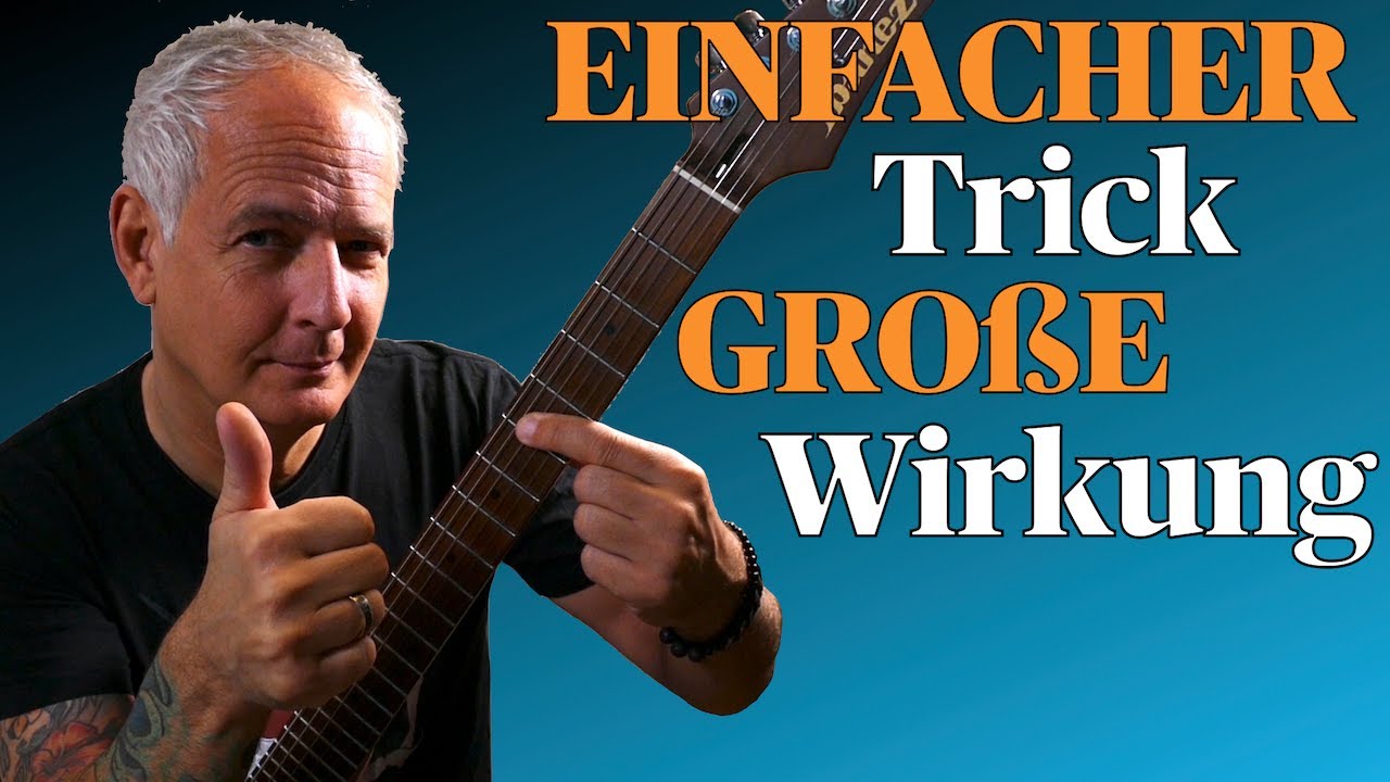 GITARRE SPIELEN Diesen Trick musst du wirklich kennen