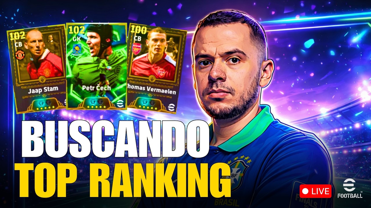 🚨 AO VIVO - LIGA EFOOTBALL - COUNTERANDO TÁTICAS + BUSCANDO TOP RANKING