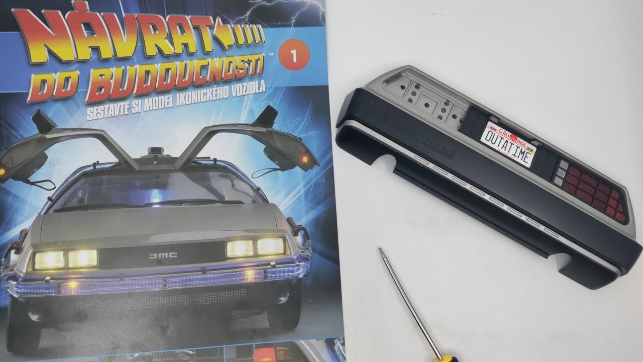 Proč (ne)kupovat Stroj času - DeLorean z Návratu do budoucnosti? DeAgostini -rozbor, stavba 1. čísla