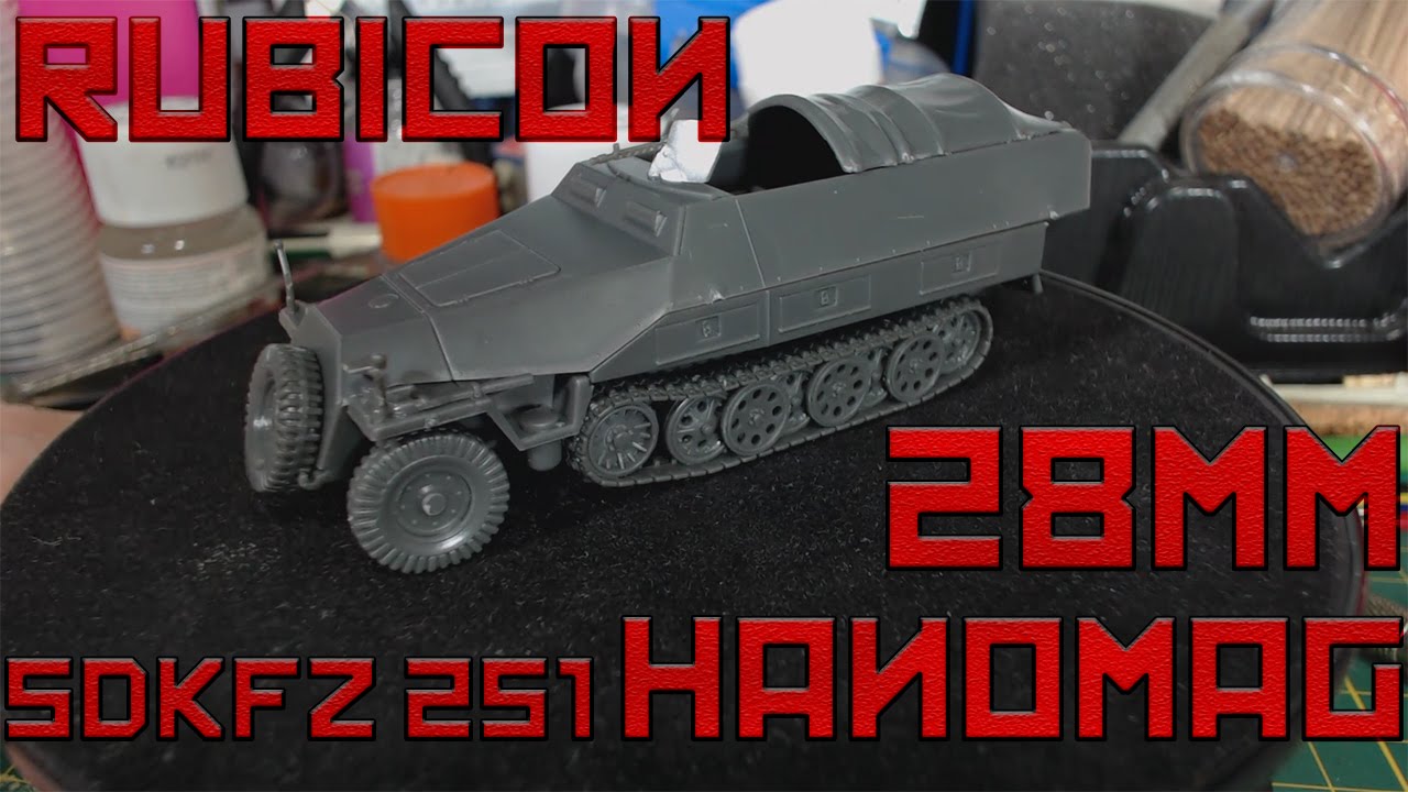 Rubicon 28mm German Halftrack.