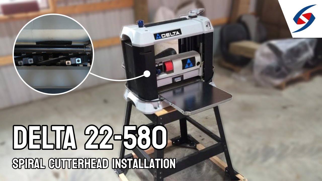 How to Install a Spiral Cutterhead on a Delta 22-580 Planer (Step-By-Step Guide)