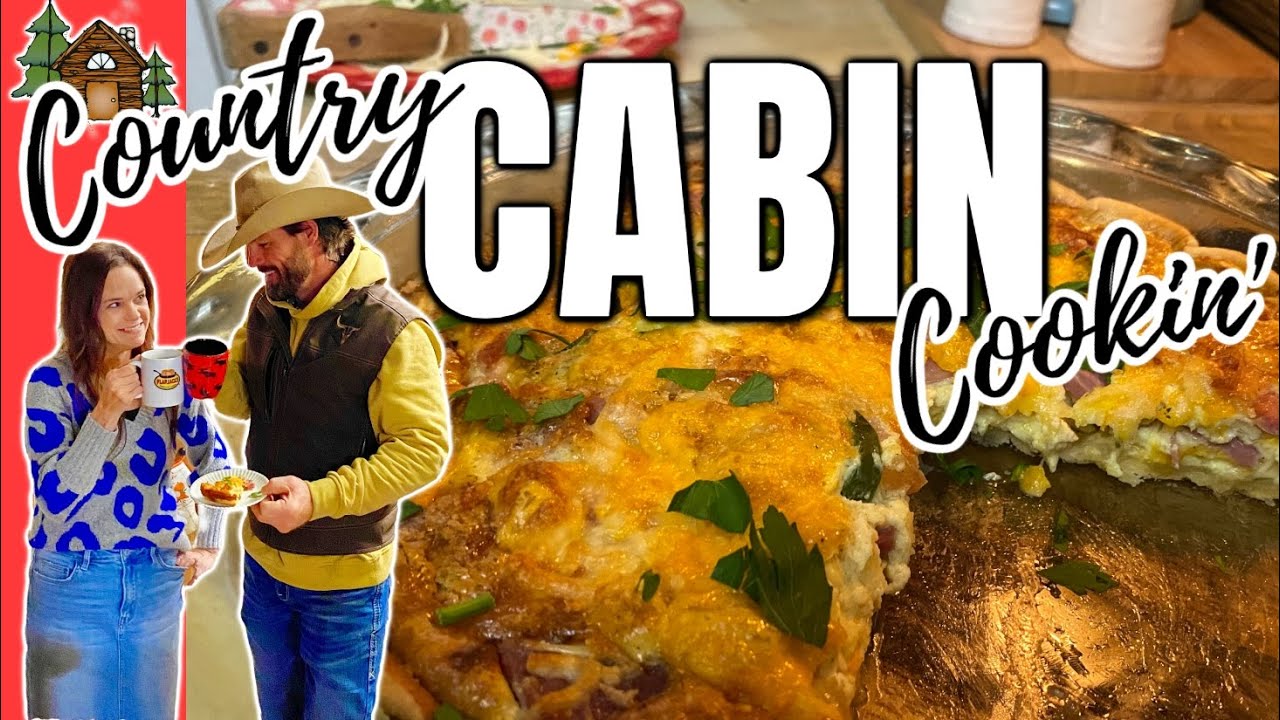 When we made Quiche COUNTRY! 😳 Country Cabin Breakfast Quiche & Christmas HAS hit the stores y'all!