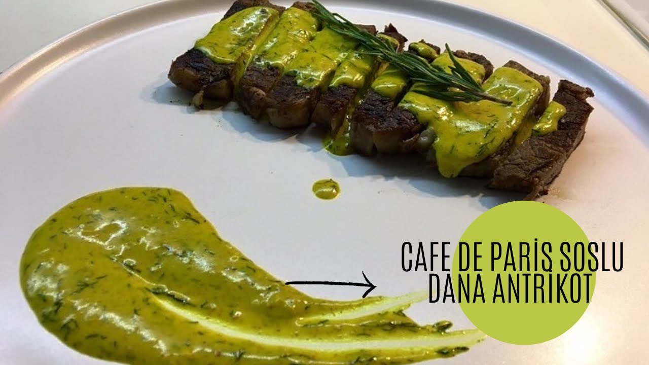 CAFE DE PARİS SOSLU DANA ANTRİKOT 💯 | Dünya Üstü Lezzetler