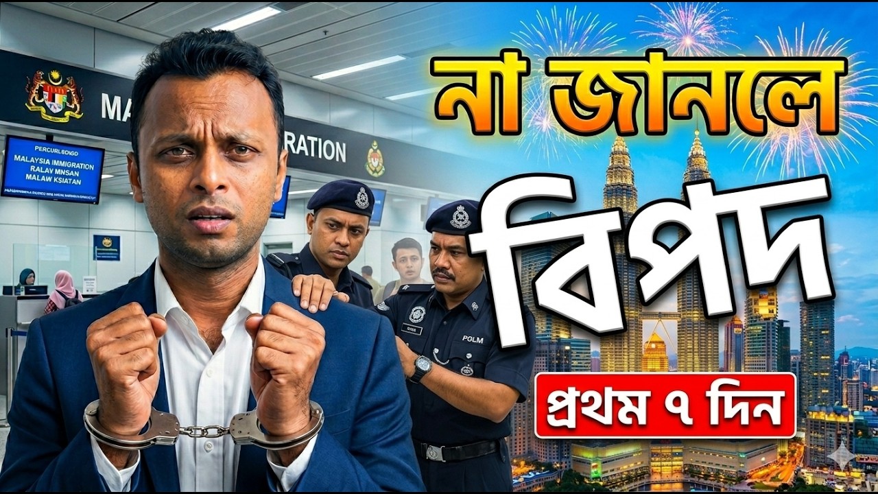 মালয়েশিয়ায় প্রথম ৭ দিন | Step-by-Step Plan for New Students (Bangla 2026)| Rakib Hasnath