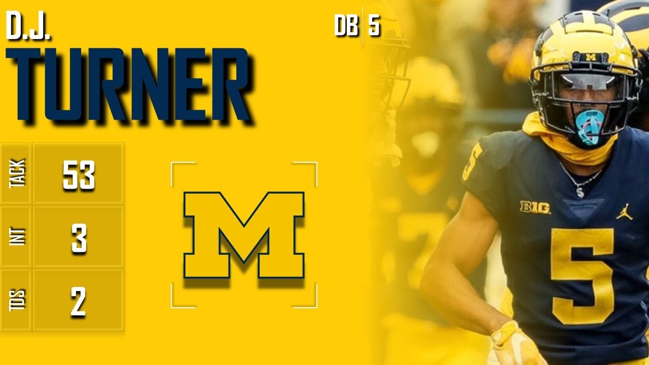 D.J. Turner | 𝟝 | Michigan Wolverines DB